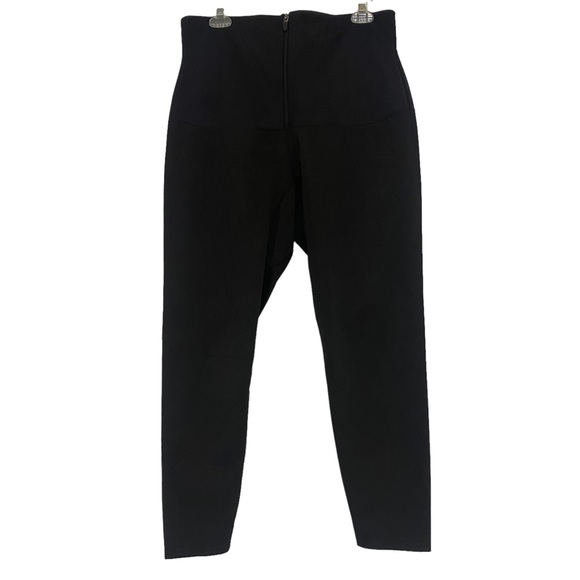 Black Sauna Shaping Sweatpants Size 2XL Zipper & 6 clasps in the front XXL Faja - Picture 1 of 8
